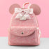 Loungefly x Disney Minnie Mouse Pink Debossed Bows Mini Backpack - GeekCore