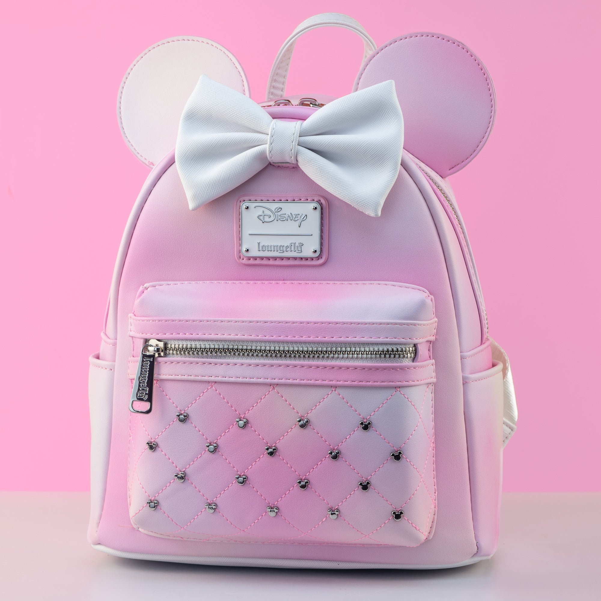 Loungefly x Disney Minnie Mouse Pink Ombre Quilted Mini Backpack – GeekCore