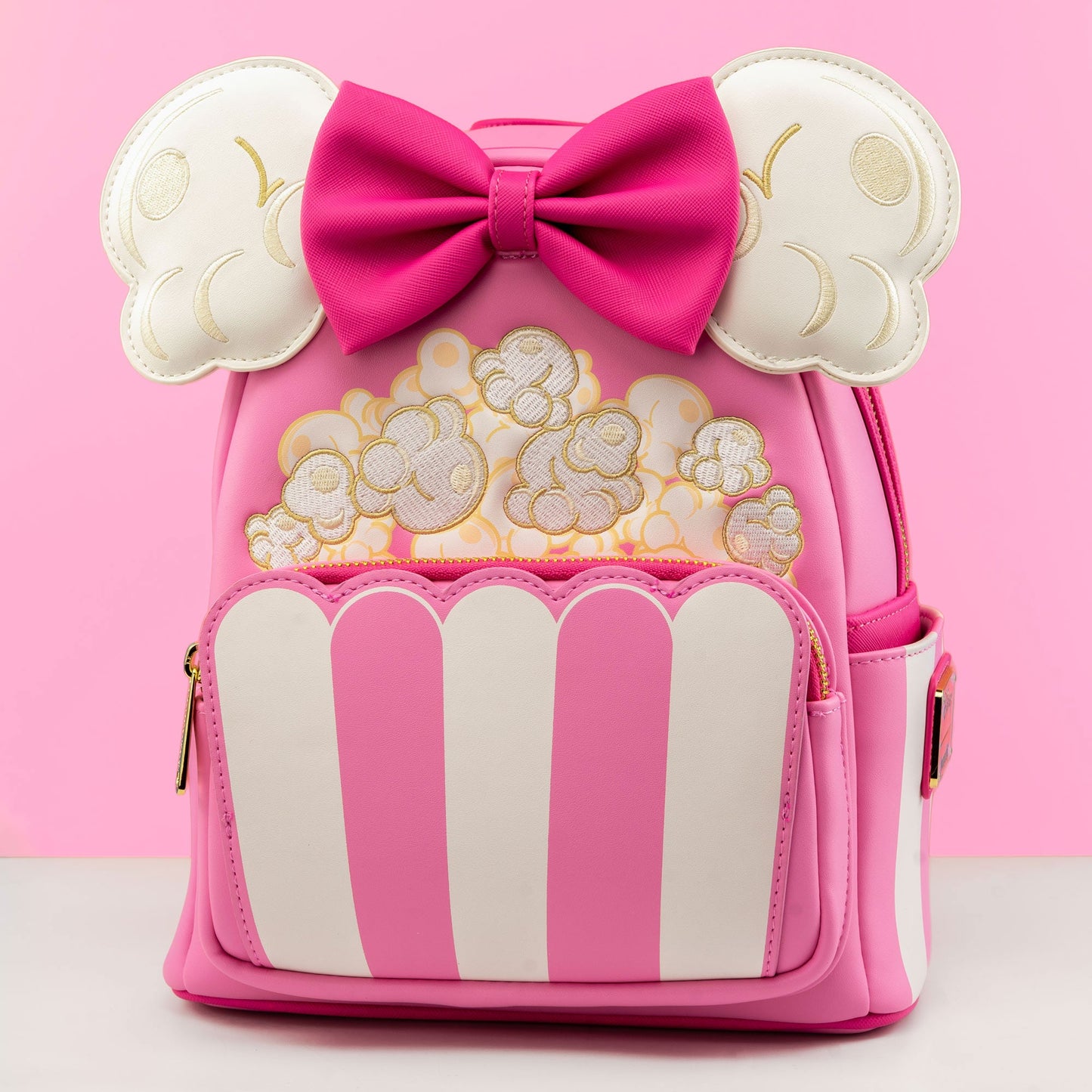 Loungefly x Disney Minnie Mouse Pink Popcorn Bucket Mini Backpack - GeekCore