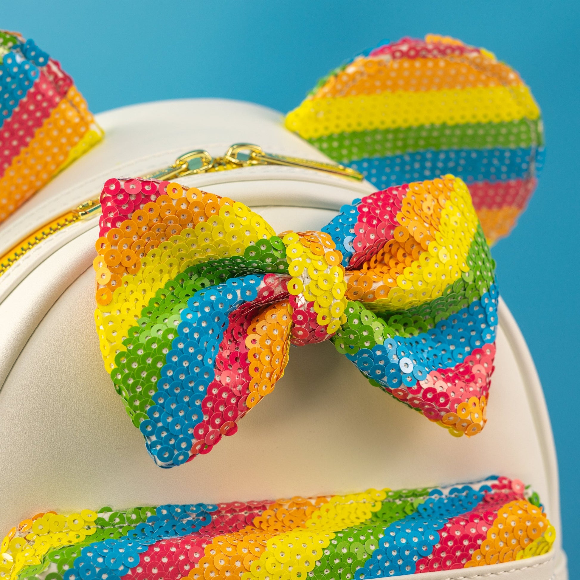 Loungefly x Disney Minnie Mouse Sequin Rainbow Mini Backpack – GeekCore