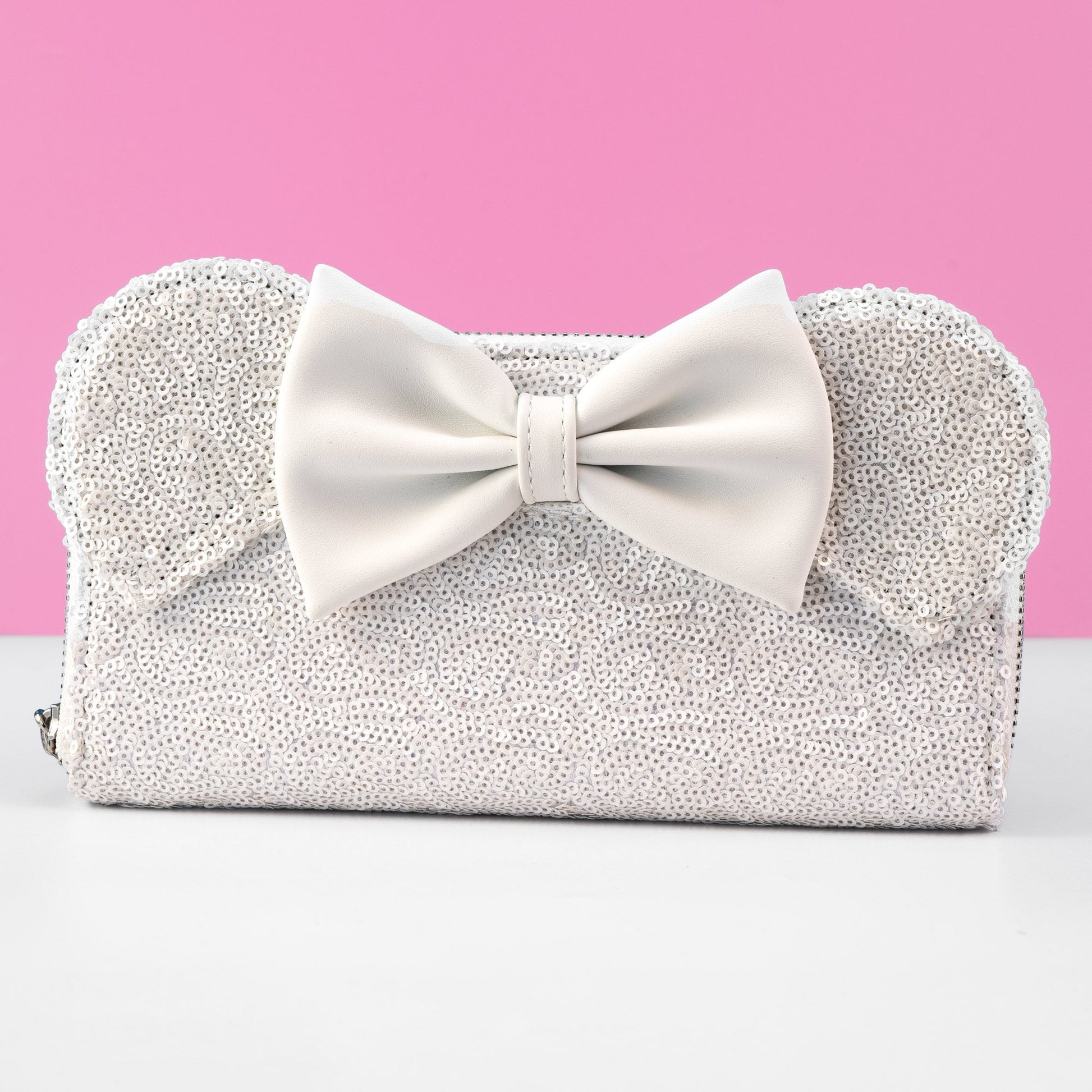 Loungefly x Disney Minnie Mouse Sequin Wedding Purse - GeekCore