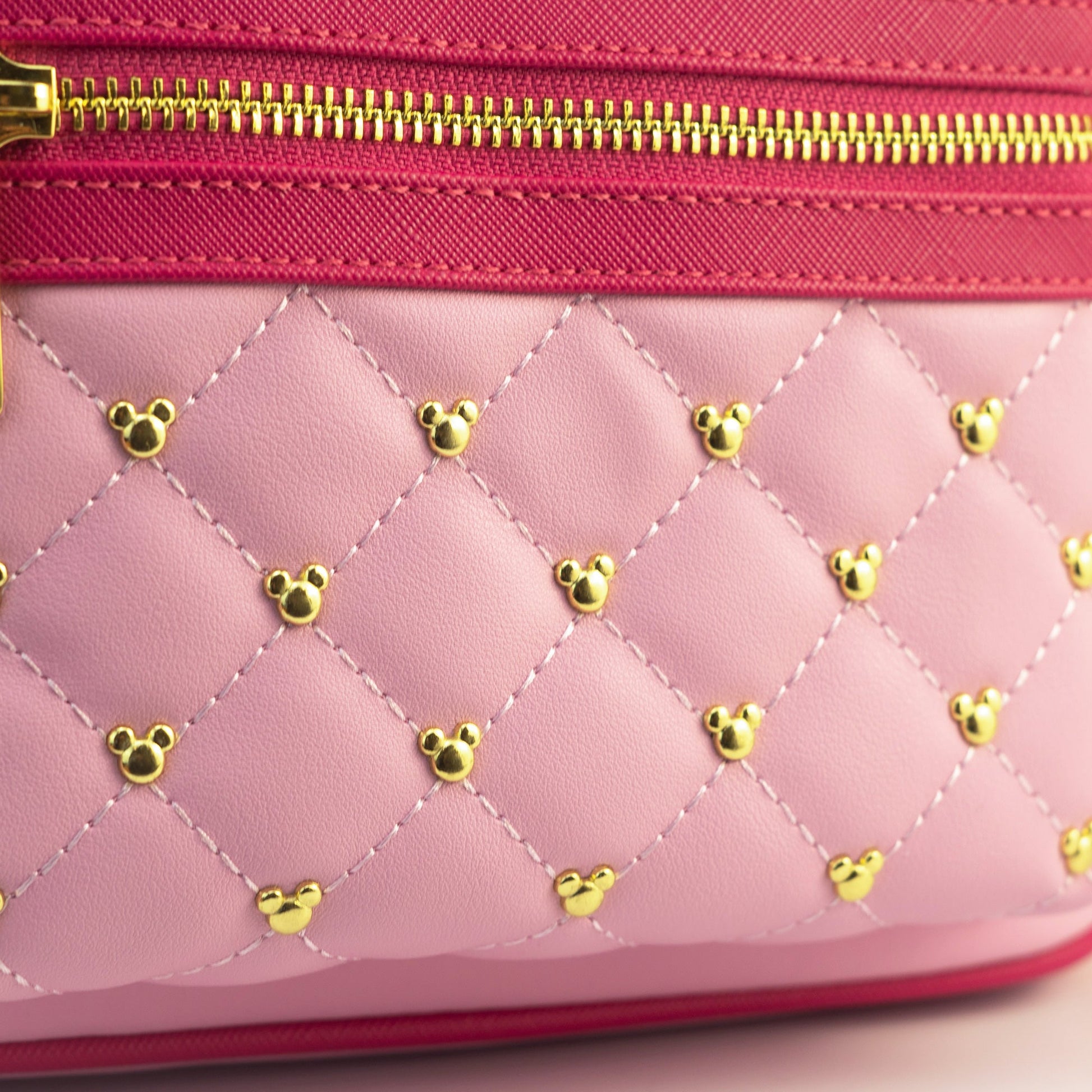 Loungefly x Disney Minnie Mouse Strawberry Macaron Quilted Mini Backpack - GeekCore