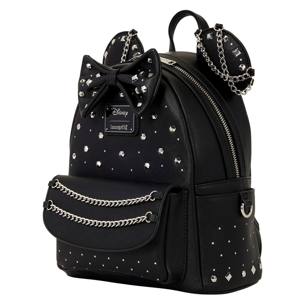 Loungefly x Disney Minnie Mouse Studs & Chains Mini Backpack - GeekCore