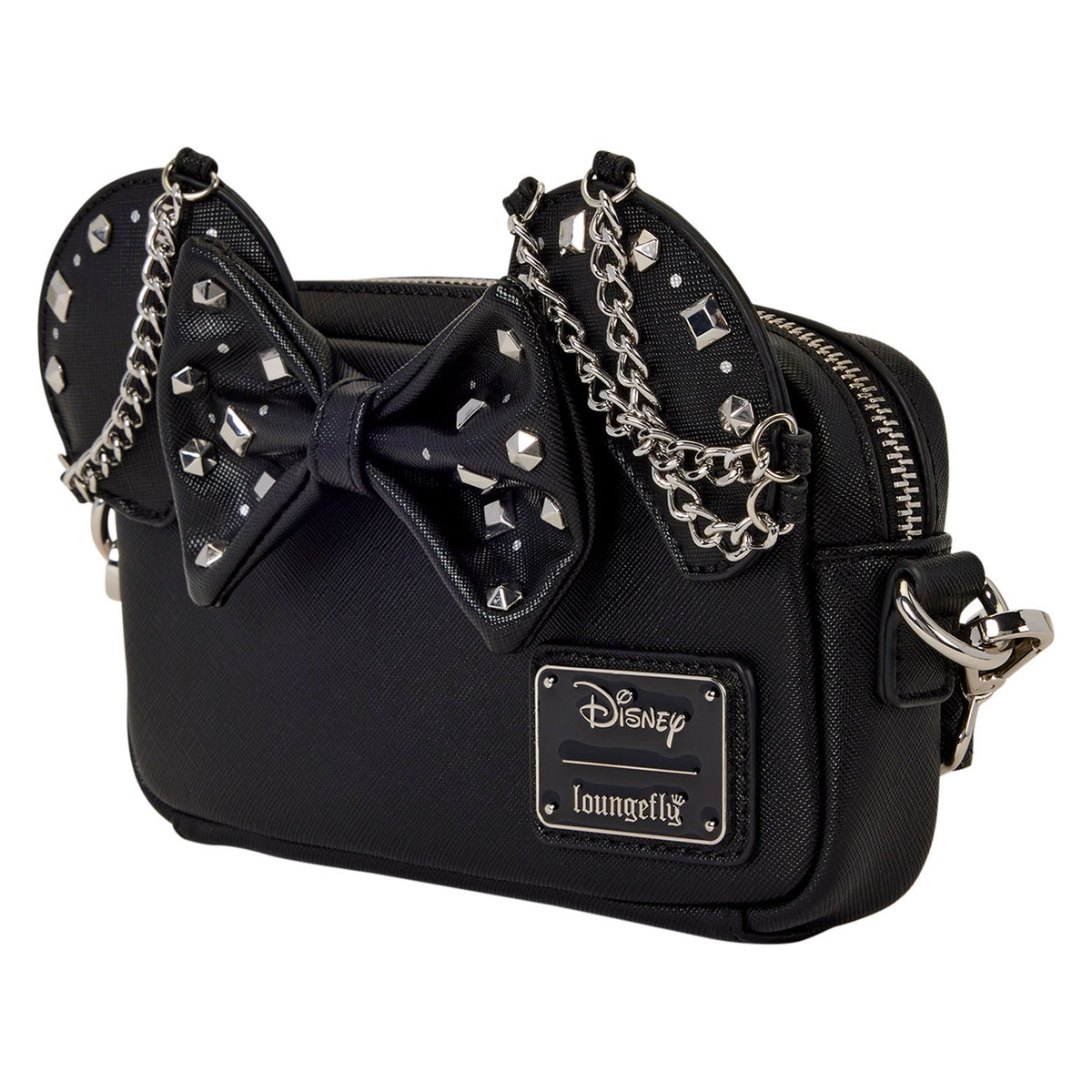 Loungefly x Disney Minnie Mouse Studs & Chains Sling Crossbody Bag - GeekCore