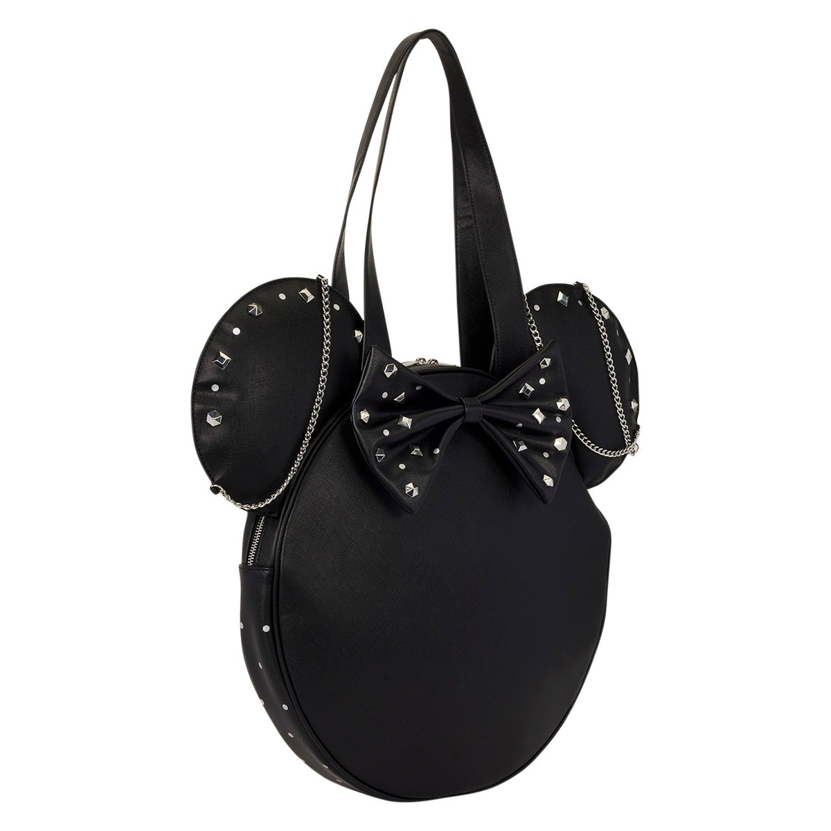 Loungefly x Disney Minnie Mouse Studs & Chains Tote Bag - GeekCore