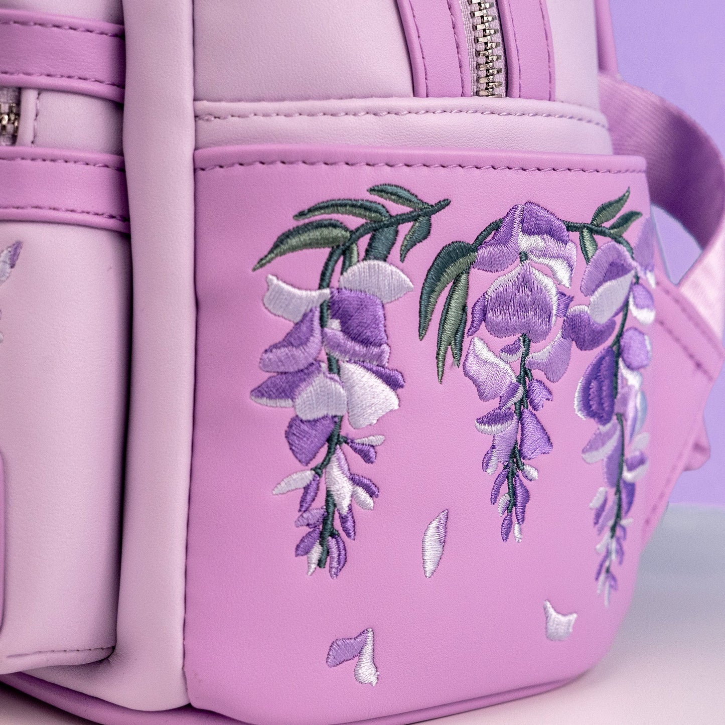 Loungefly x Disney Minnie Mouse Wisteria Floral Scented Mini Backpack - GeekCore