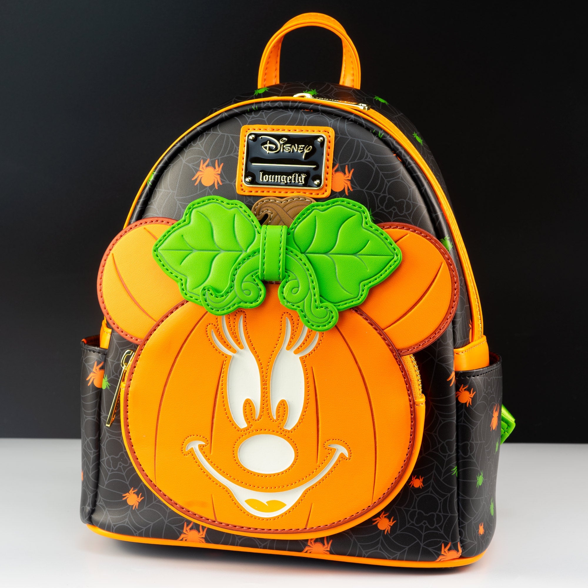 Hot Topic Disney Mickey Mouse Pumpkin Mini Backpack By Loungefly