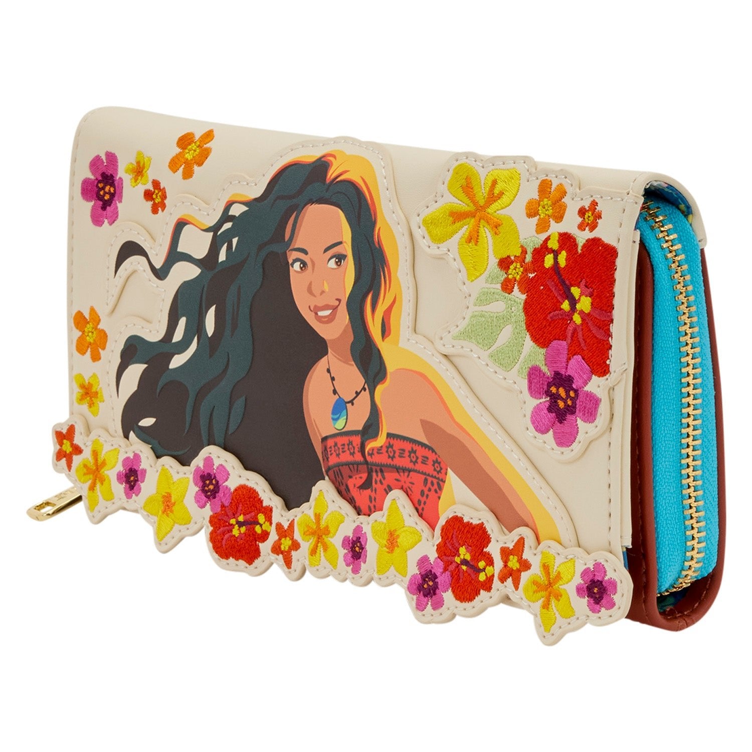 Loungefly x Disney Moana Live Action Zip Around Wallet - GeekCore