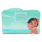 Loungefly x Disney Moana Ocean Waves Zip Around Wallet - GeekCore