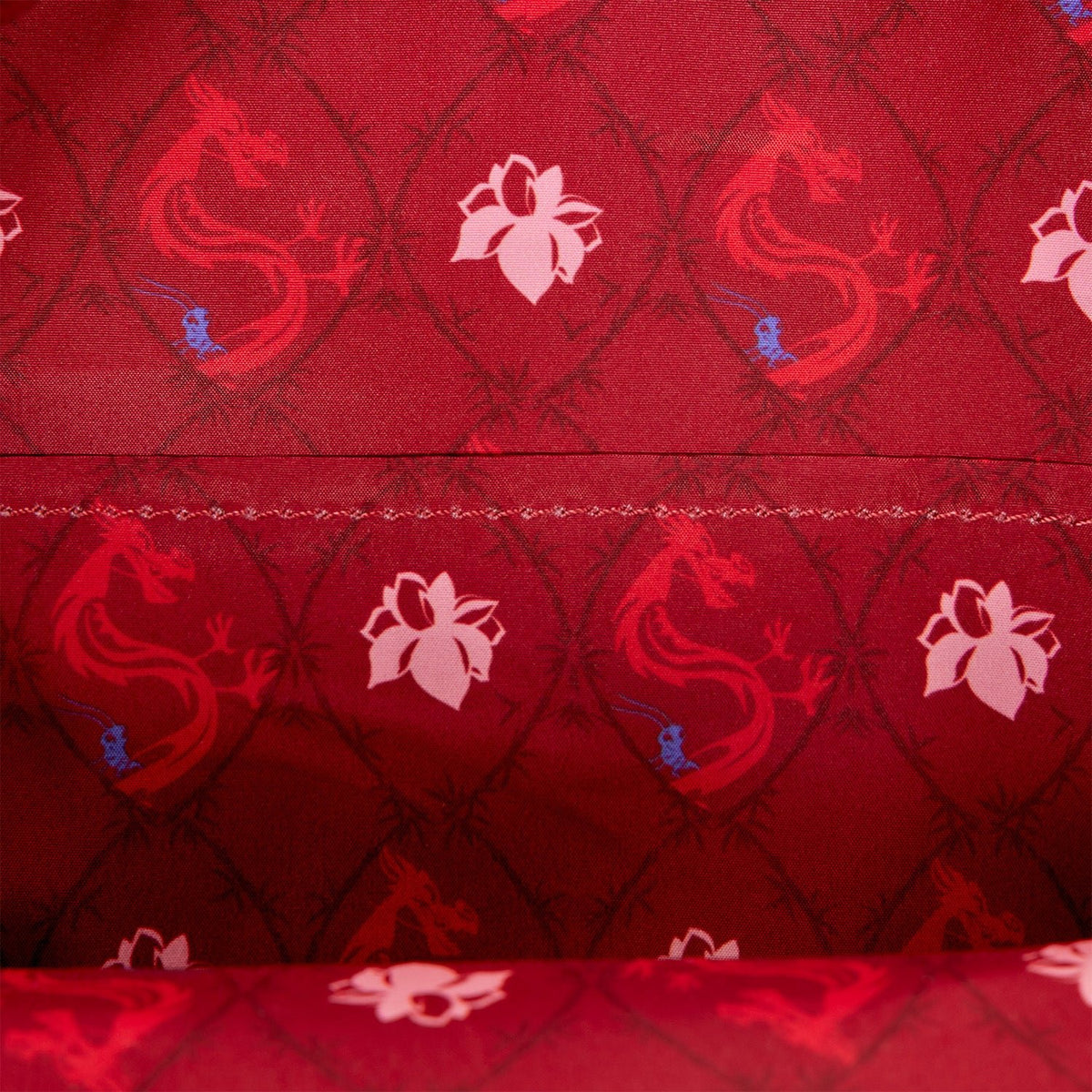Loungefly x Disney Mulan Mushu Glitter Cosplay Mini Backpack - GeekCore
