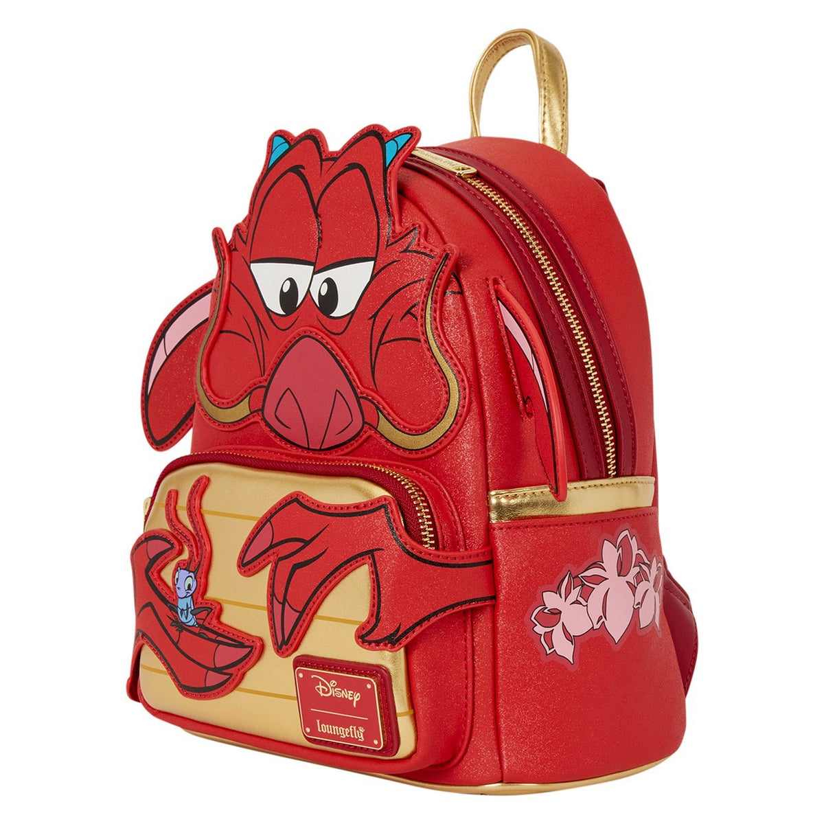 Loungefly x Disney Mulan Mushu Glitter Cosplay Mini Backpack - GeekCore
