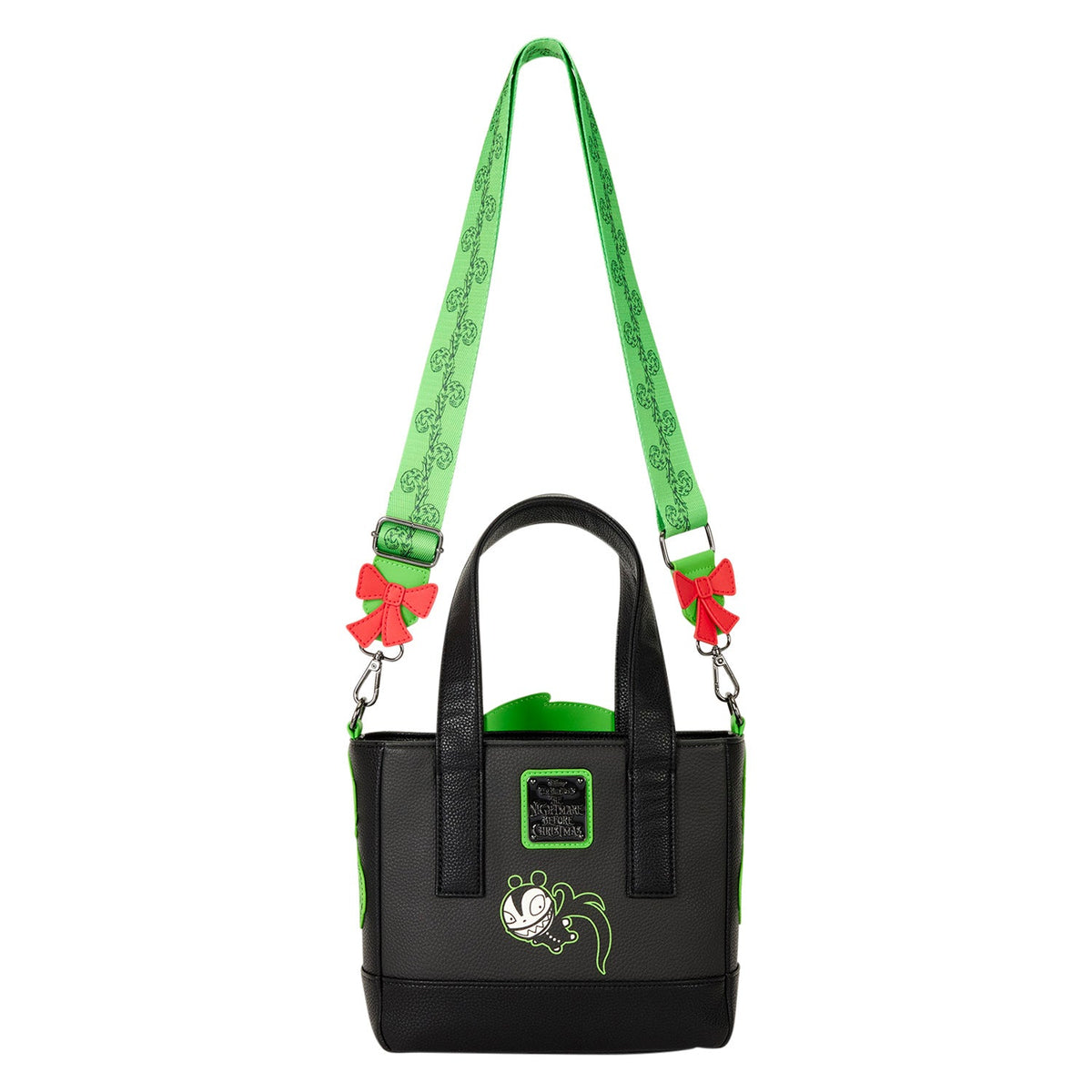 Loungefly x Disney Nightmare Before Christmas Man-Eating Wreath Mini Tote Crossbody Bag - GeekCore