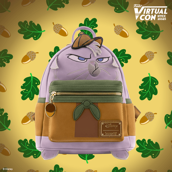 Loungefly Disney Yzma the Cat in Scout Uniform Mini Bkpk Loungefly Disney The Emperor main image 4