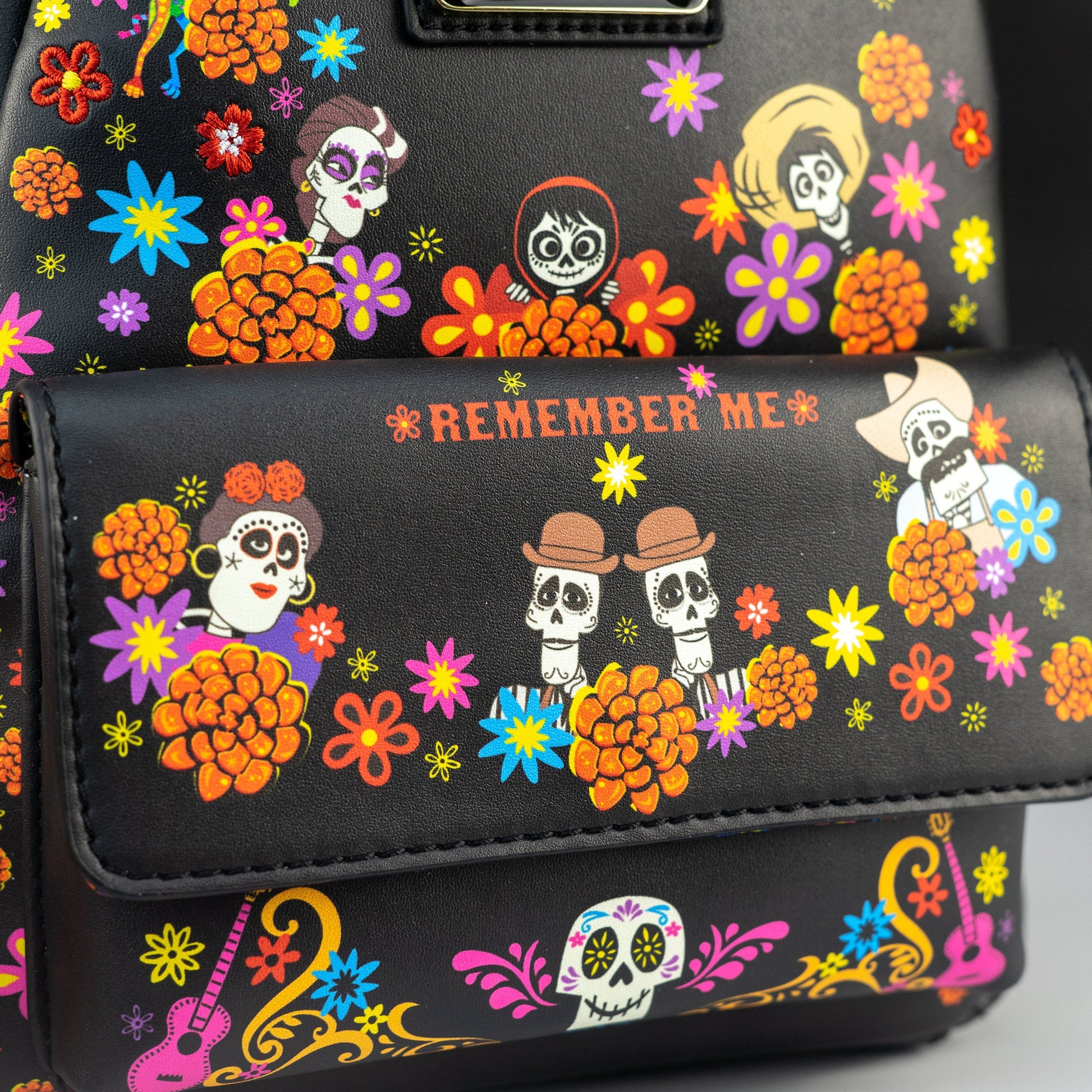 disney pixar coco remember me mini backpack Loungefly x Disney Pixar Coco Remember Me Floral Mini Backpack – GeekCore