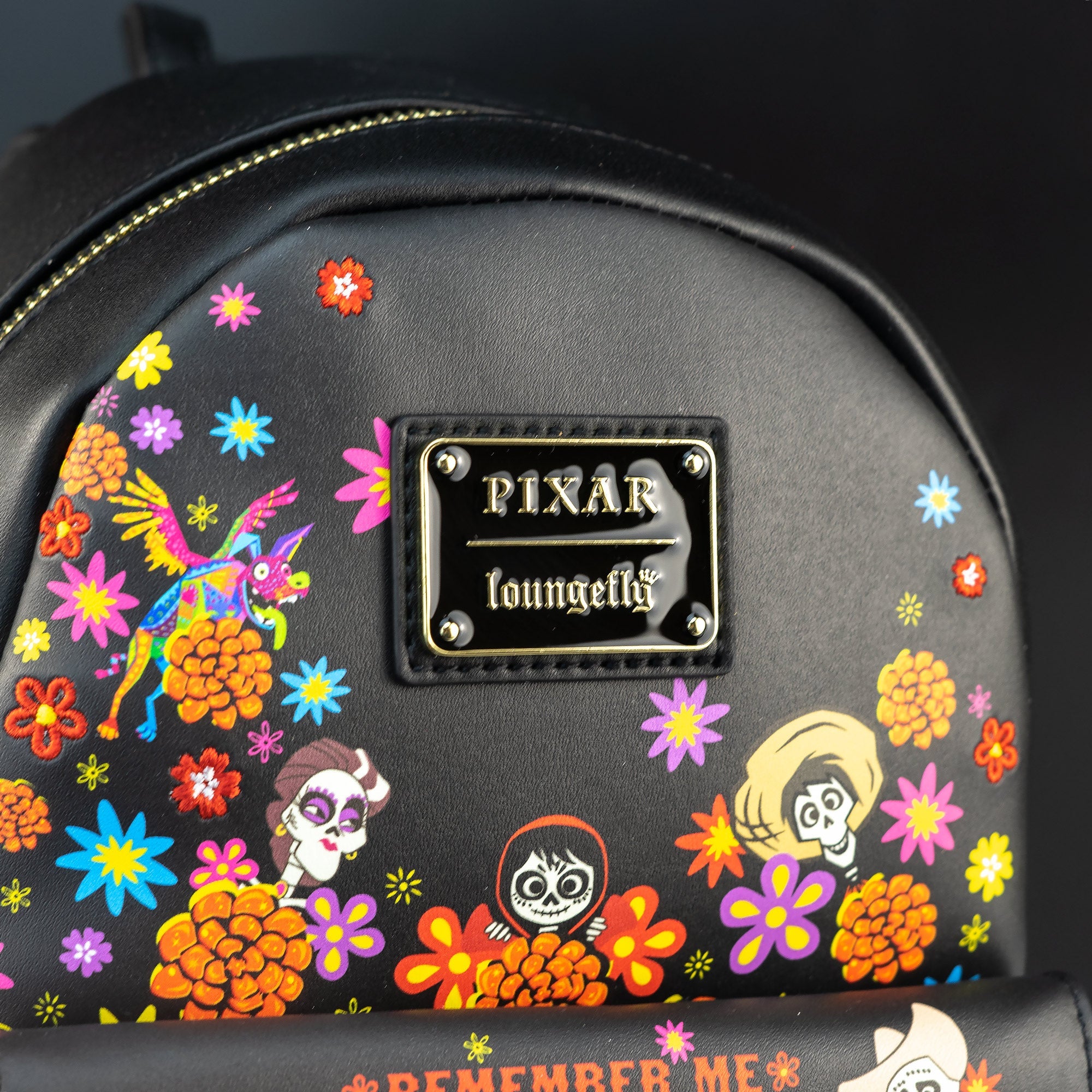 Loungefly x Disney Pixar Coco Remember Me Floral Mini Backpack – GeekCore