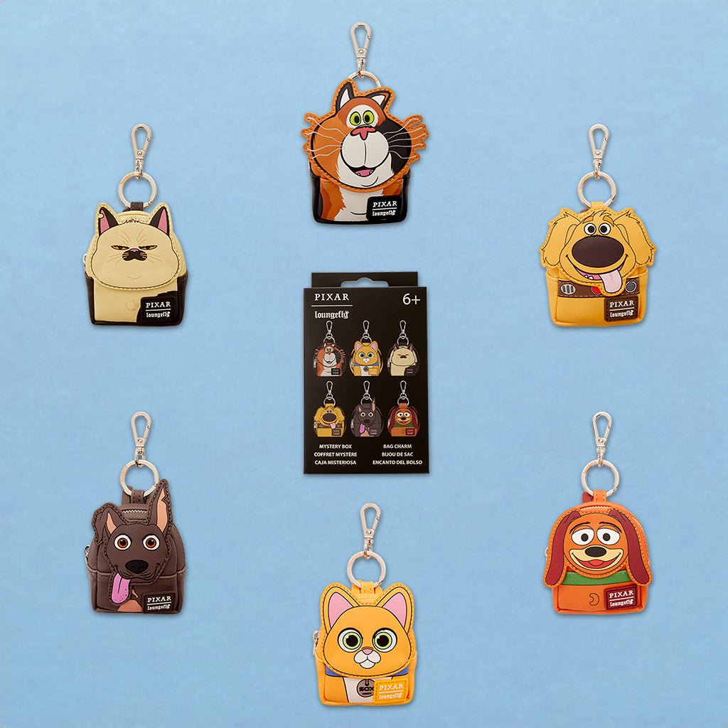 Loungefly x Disney - Pixar Dogs & Cats Mystery Mini Backpack Keychain Charm - GeekCore
