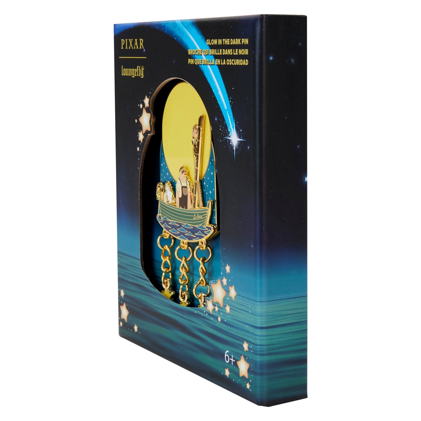 Loungefly x Disney Pixar La Luna Glow 3 Inch Pin - GeekCore