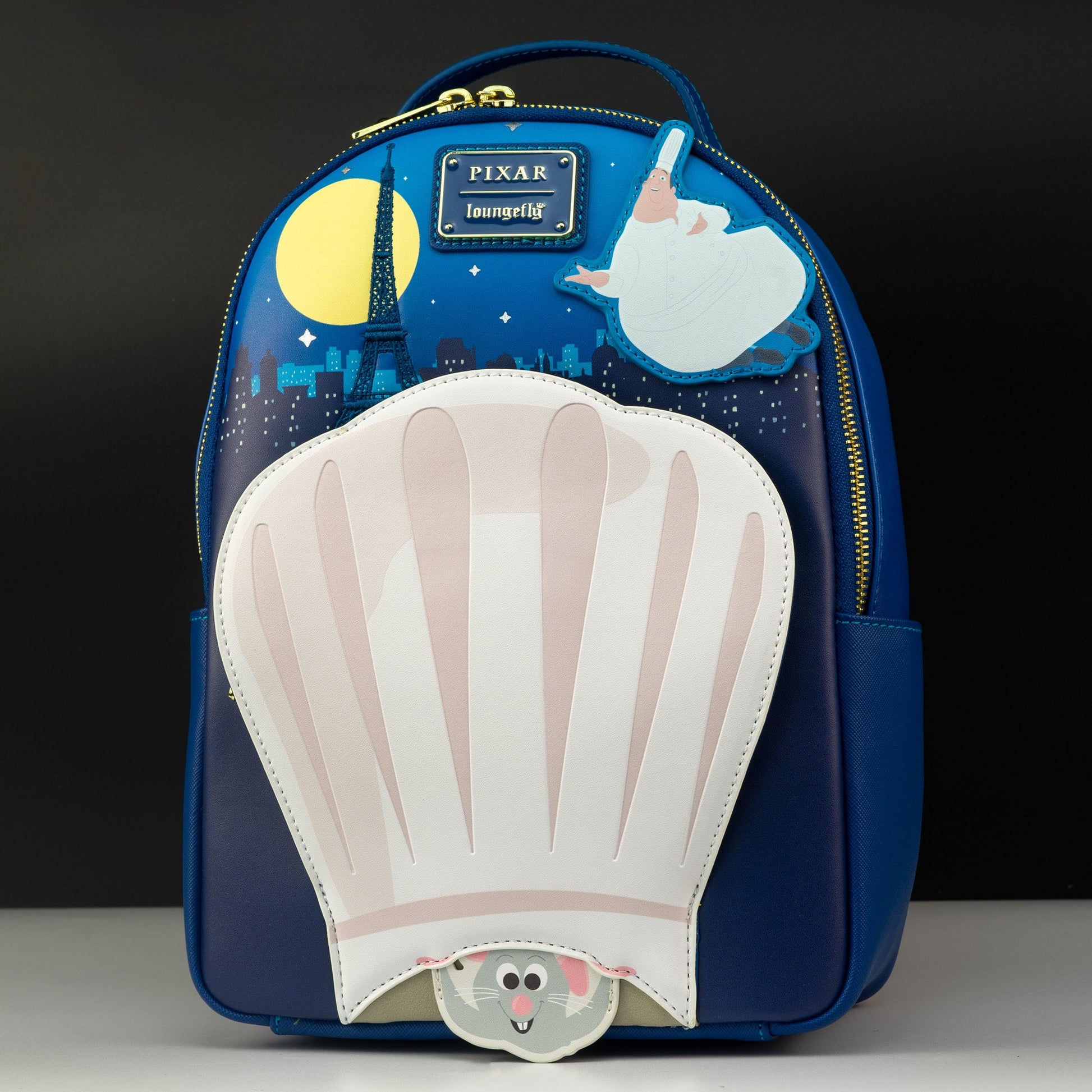 disney pixar ratatouille chef cosplay mini backpack Loungefly x Disney Pixar Ratatouille Chef's Hat Mini Backpack – GeekCore
