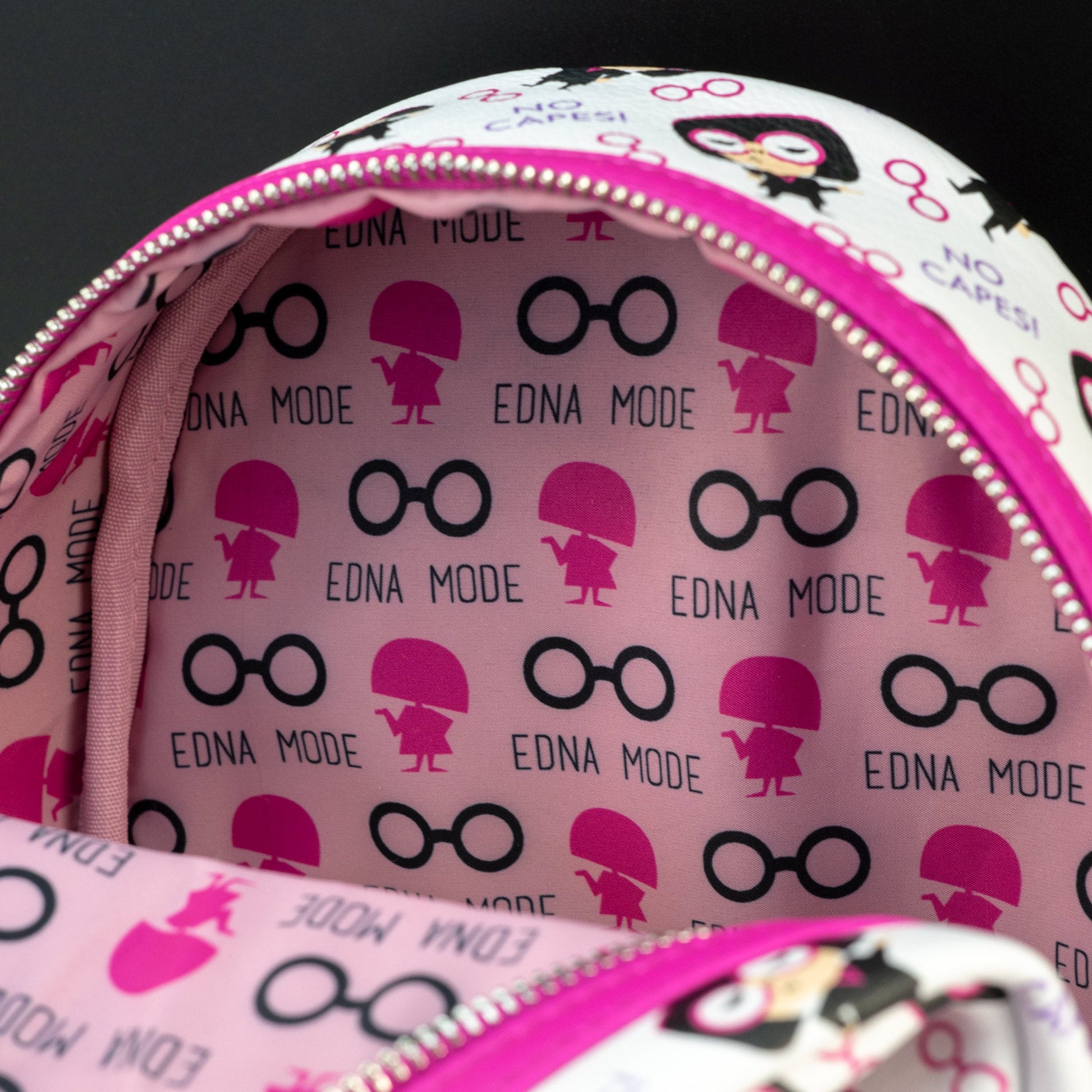 edna mode mini backpack Loungefly x Disney Pixar The Incredibles Edna No Capes Print Mini Back – GeekCore