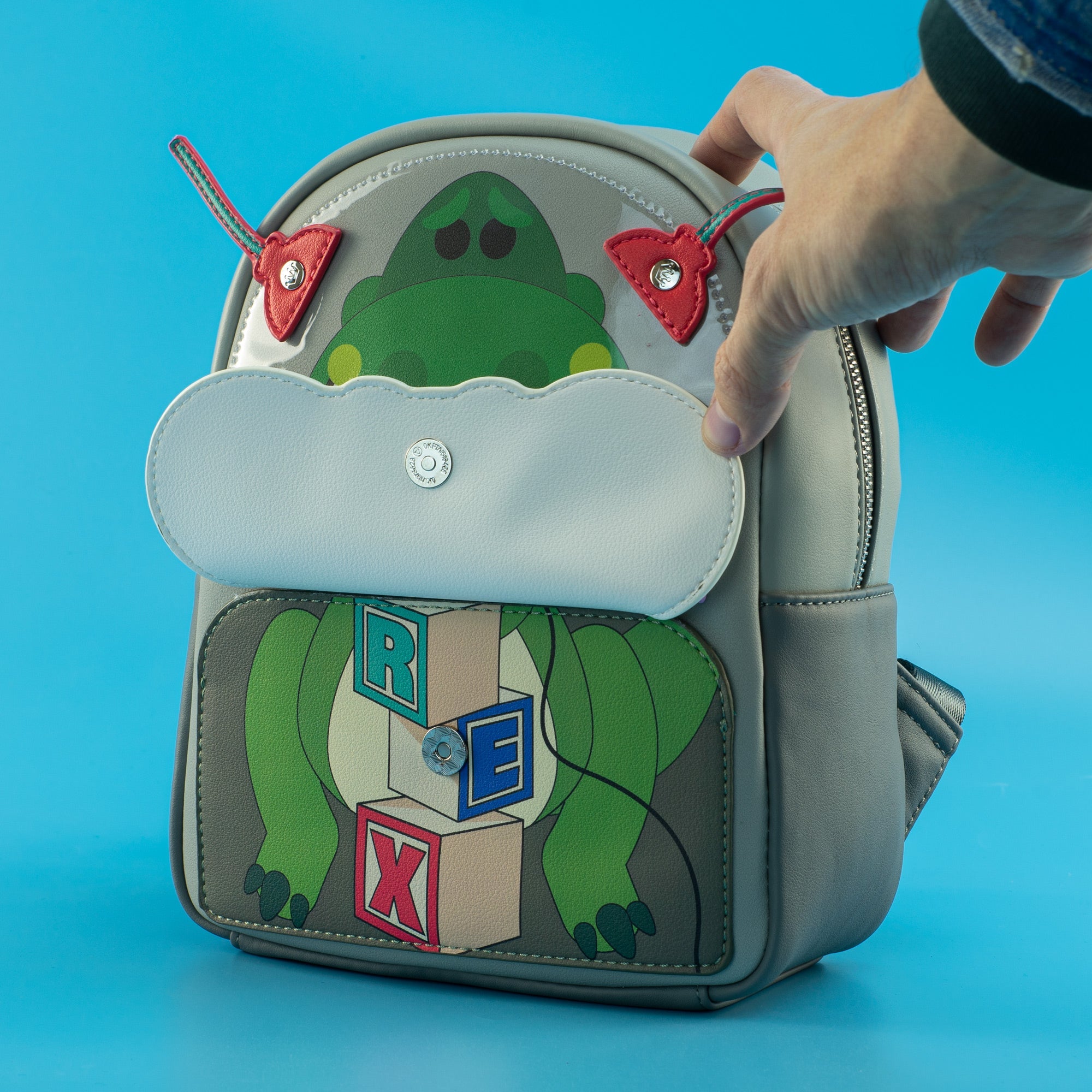 dino toy story green mini backpack Disney Pixar Rex Boys This New York Comic Toy Story 30th Anniversary Cosplay