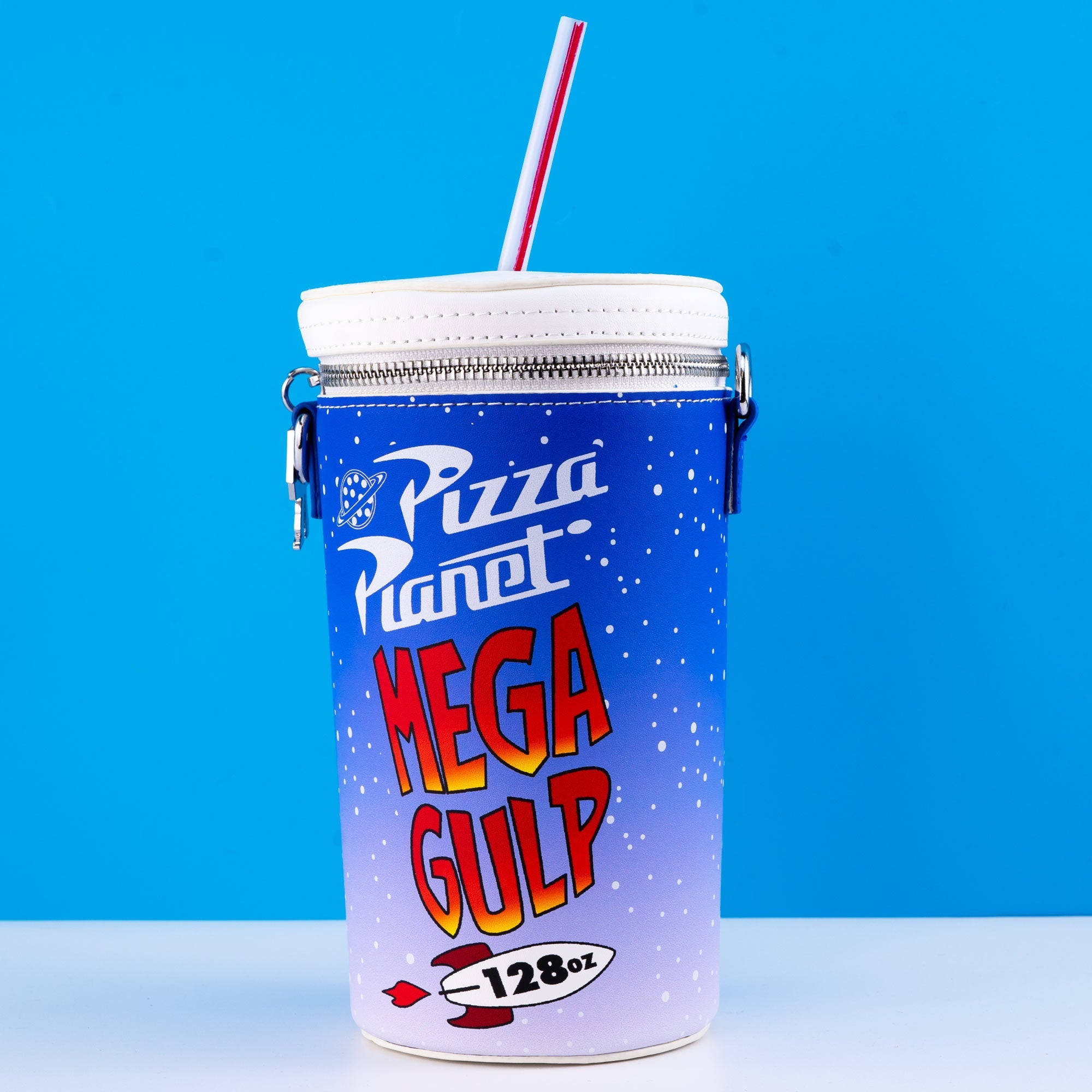 Loungefly x Disney Pixar Toy Story Pizza Planet Mega Gulp Crossbody Bag - GeekCore