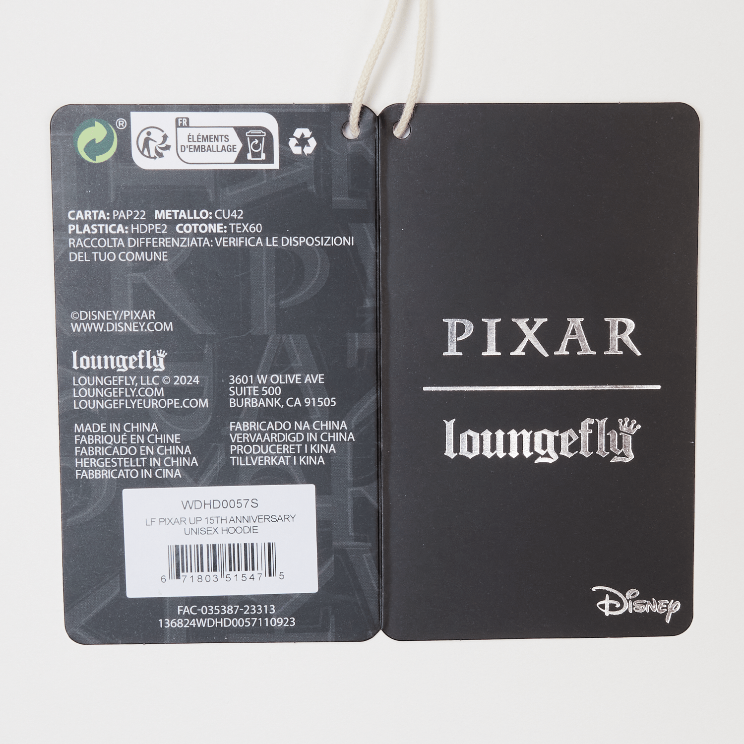 Loungefly x Disney Pixar Up 15th Anniversary Unisex Hoodie - GeekCore