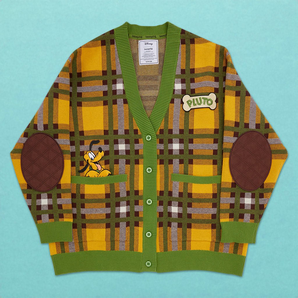 Loungefly x Disney Pluto 95th Anniversary Grandpa Cardigan - GeekCore