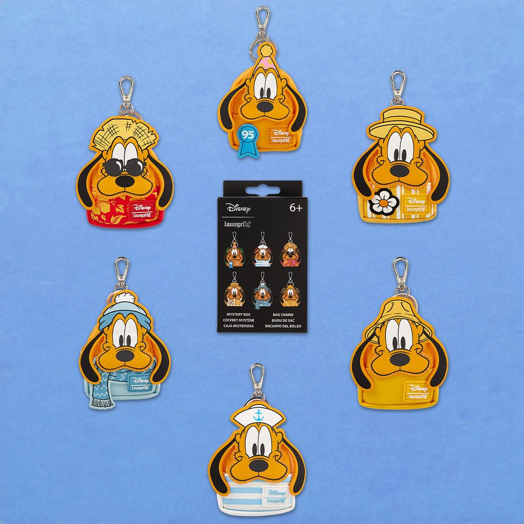 Loungefly x Disney Pluto 95th Anniversary Mystery Mini Backpack Bag Charm - GeekCore