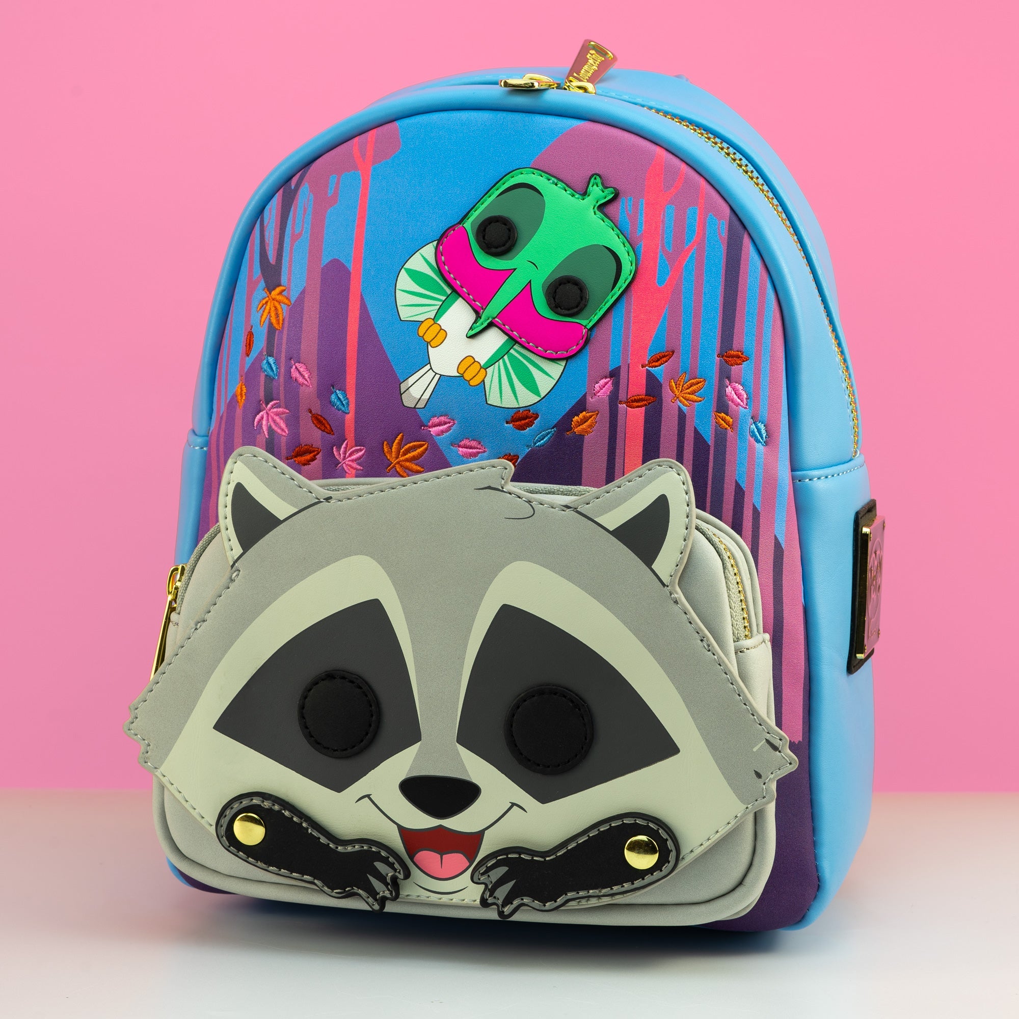 Loungefly x Disney Pocahontas Meeko Flit Earth Day Mini Backpack
