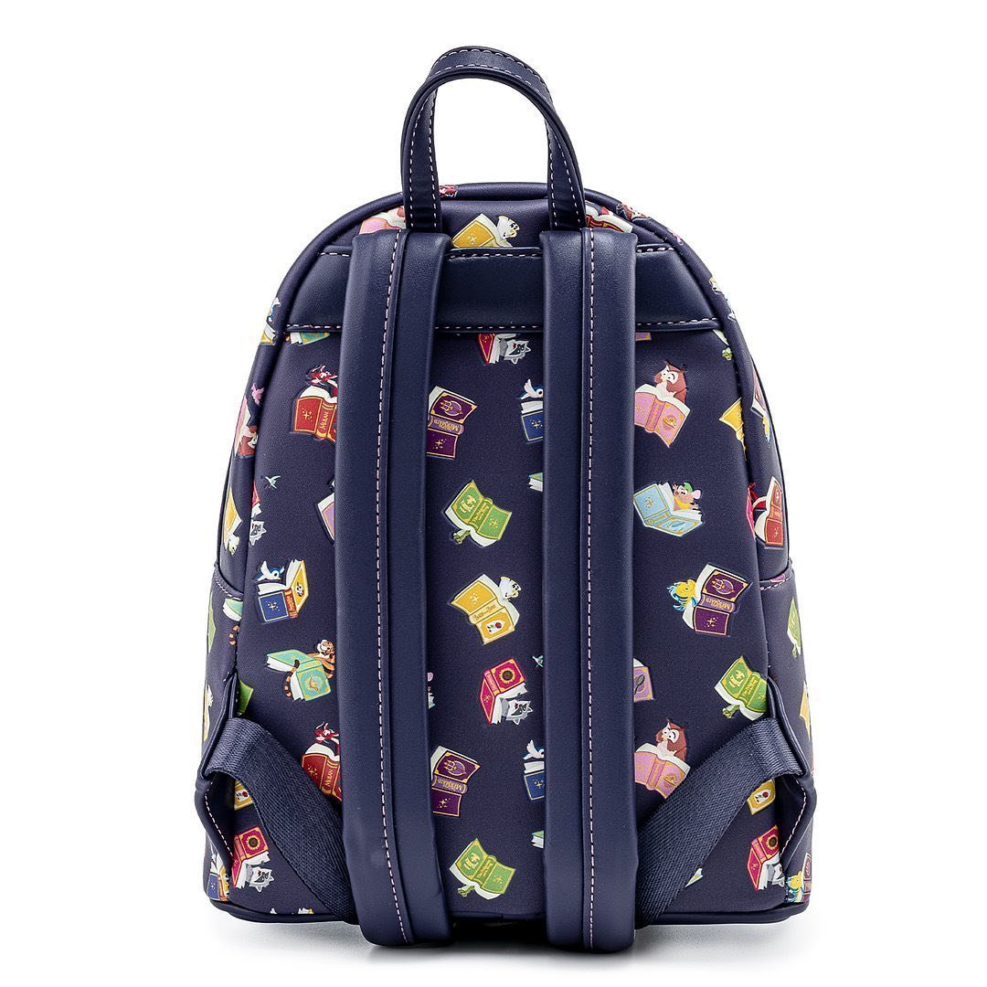 Loungefly x Disney Princess Books All Over Print Mini Backpack - GeekCore