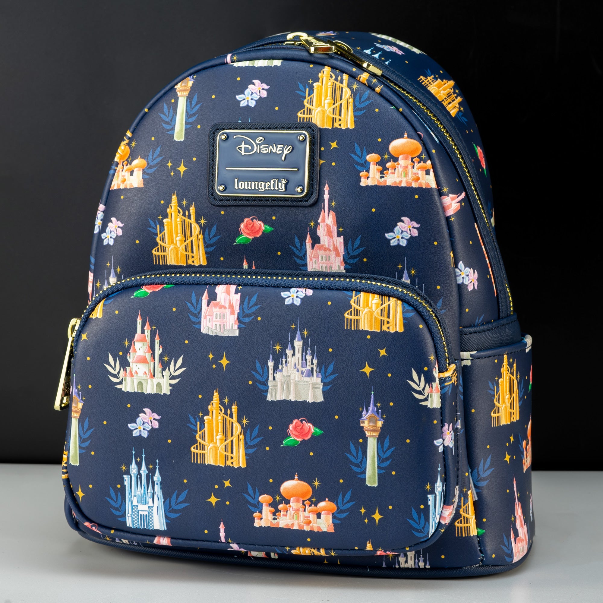 Loungefly x Disney Princess Castles Print Mini Backpack – GeekCore