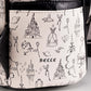 Loungefly x Disney Princess Quilted Autograph Sketch Icons Mini Backpack - GeekCore