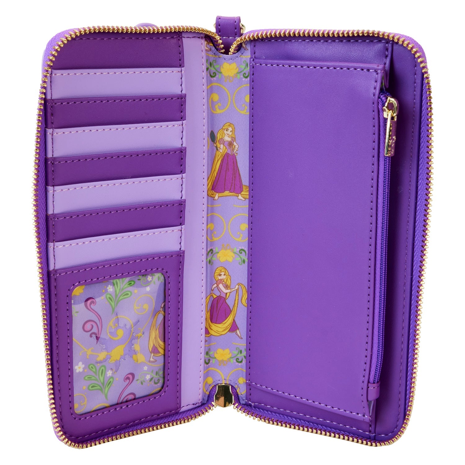 Loungefly x Disney Princess Rapunzel Lenticular Wristlet Wallet - GeekCore