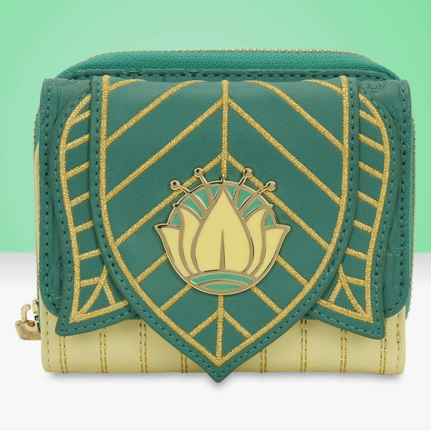Loungefly x Disney Princess Tiana Golden Lotus Wallet - GeekCore
