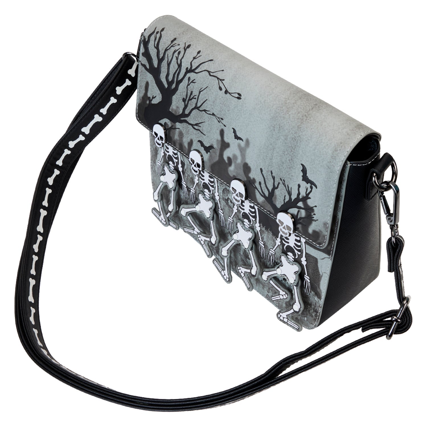 Loungefly x Disney Skeleton Dance Crossbody Bag - GeekCore