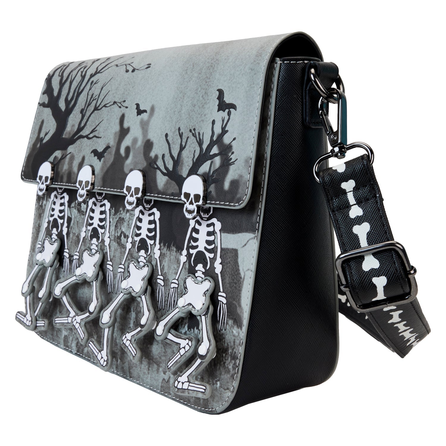 Loungefly x Disney Skeleton Dance Crossbody Bag - GeekCore
