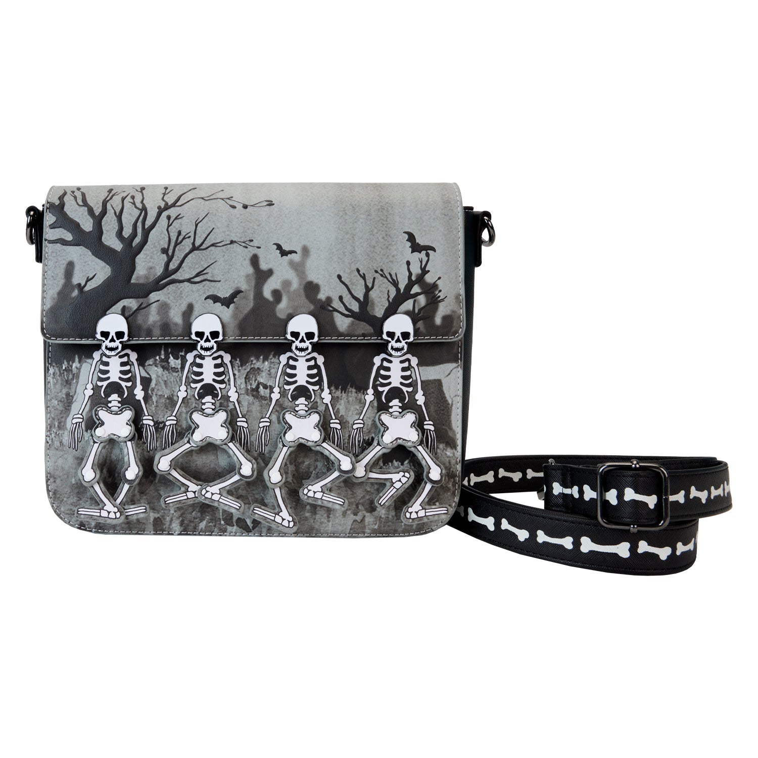 Loungefly x Disney Skeleton Dance Crossbody Bag - GeekCore