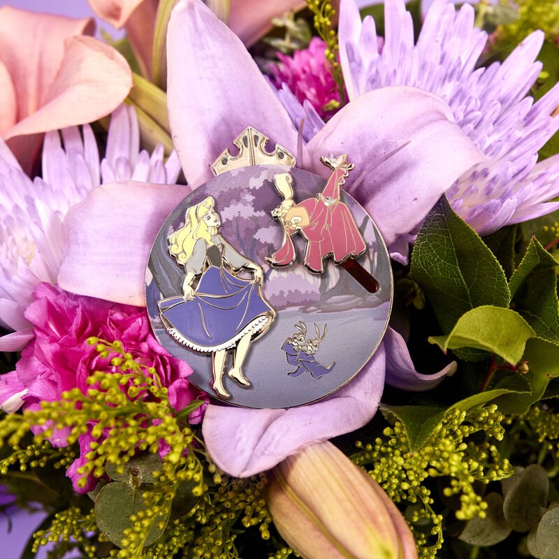 Loungefly x Disney Sleeping Beauty 60th Anniversary 3 Inch Pin - GeekCore