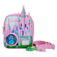 Loungefly x Disney Sleeping Beauty Stained Glass Castle Crossbody Bag - GeekCore