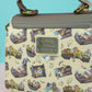 Loungefly x Disney Snow White and the Seven Dwarfs Bed Print Crossbody Handbag - GeekCore