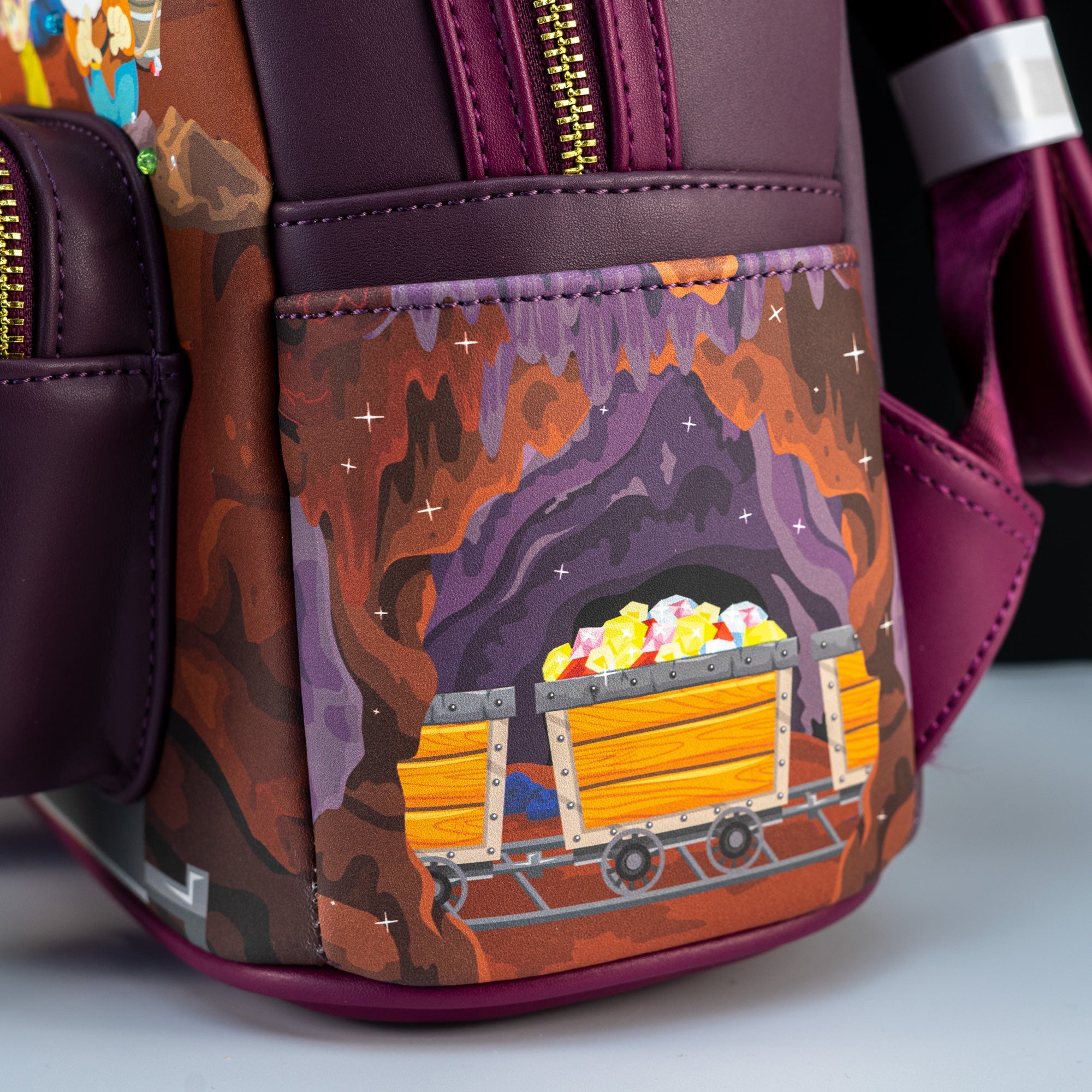 Loungefly Disney Seven Dwarf Mine Cart Mini Backpack