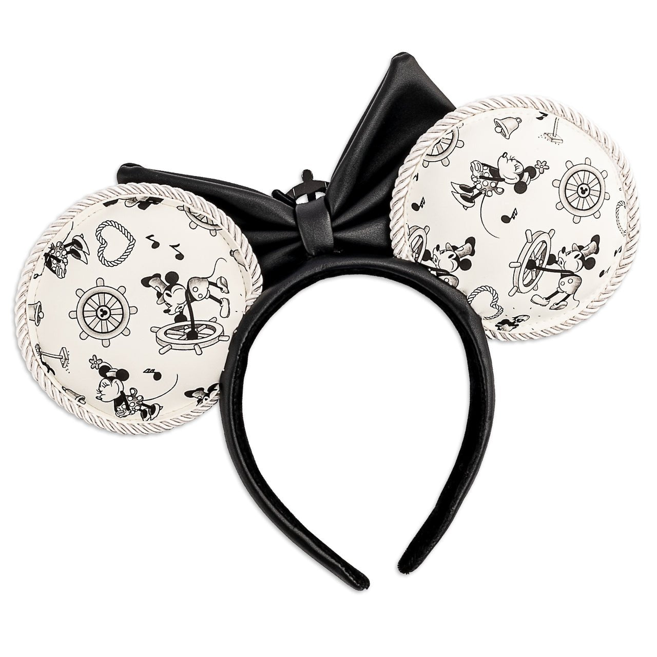 Loungefly x Disney Steamboat Willie Bow Headband - GeekCore