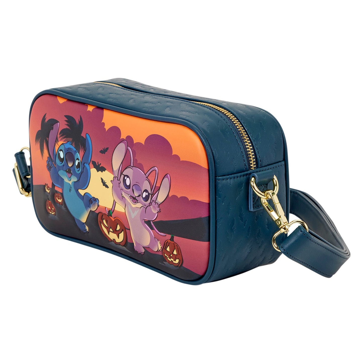 Loungefly x Disney Stitch & Angel Halloween Costumes Crossbody Bag - GeekCore