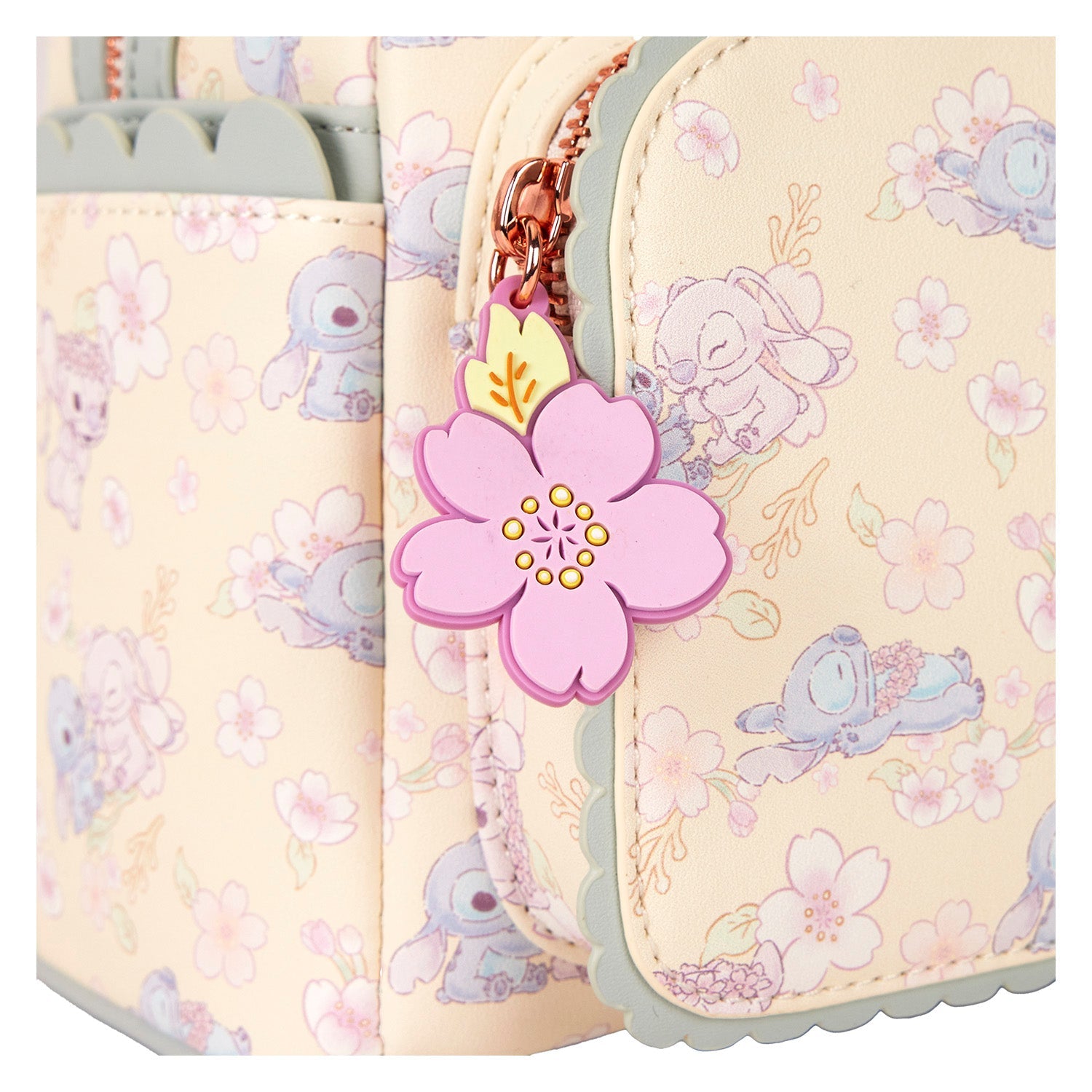 Loungefly x Disney Stitch Cherry Blossom AOP Mini Backpack - GeekCore