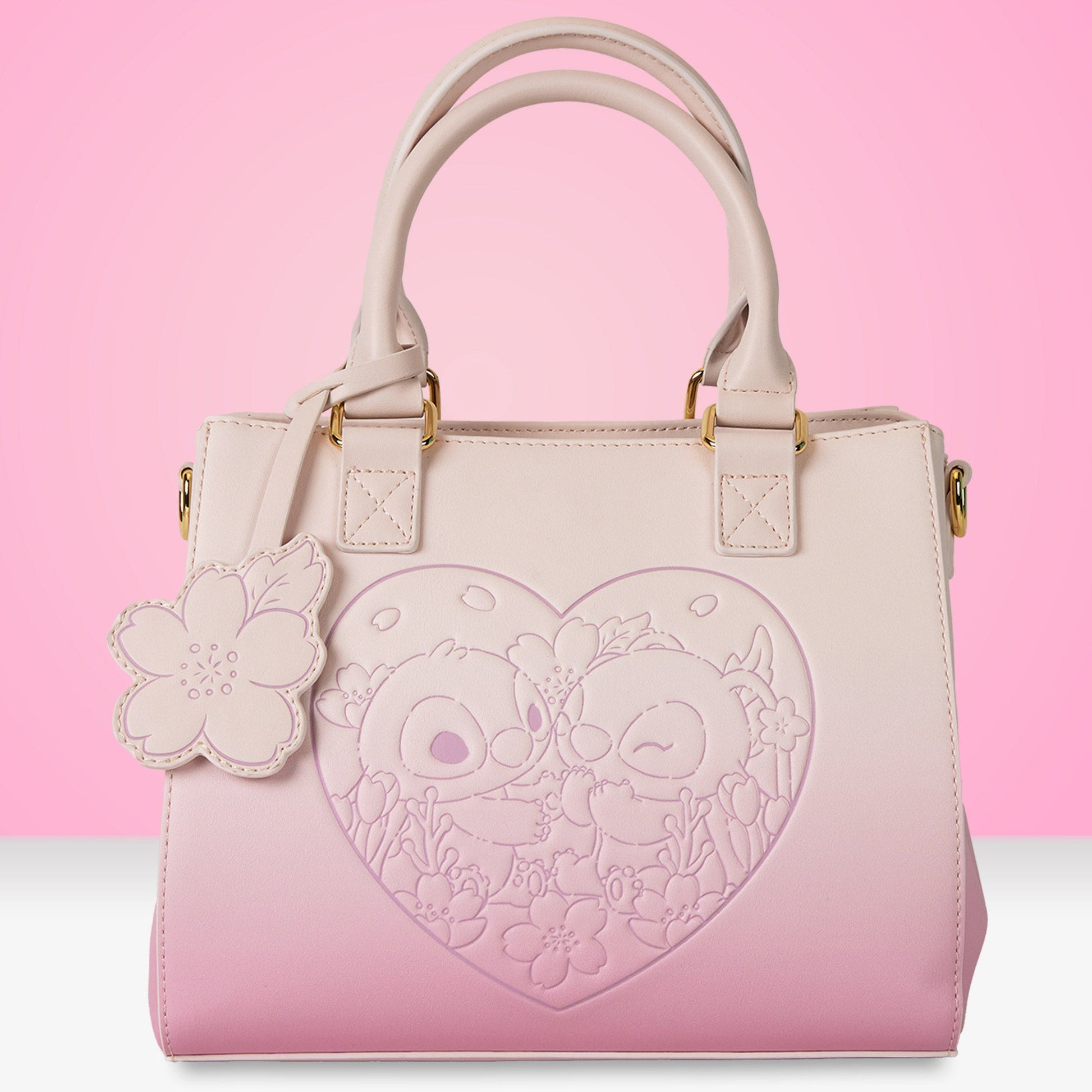 Loungefly x Disney Stitch Cherry Blossom Crossbody Bag - GeekCore