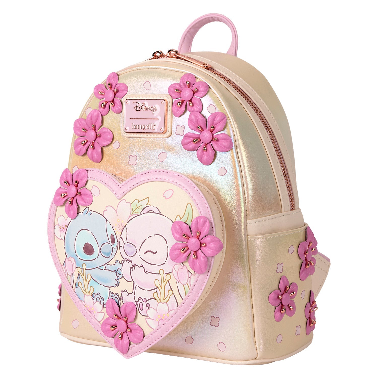 Loungefly x Disney Stitch Cherry Blossom Mini Backpack - GeekCore