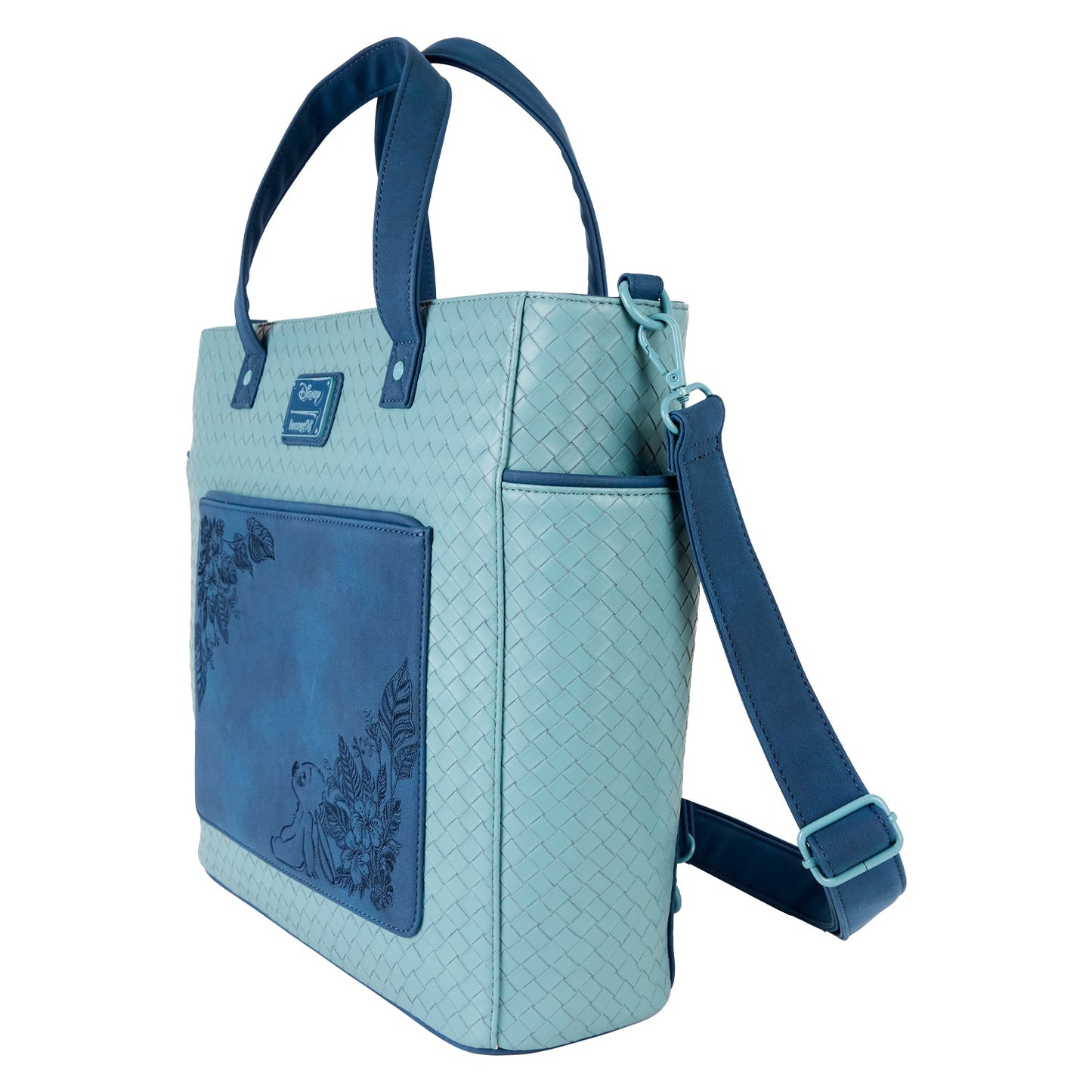 Loungefly x Disney Stitch Embroidered Convertible Tote Bag - GeekCore
