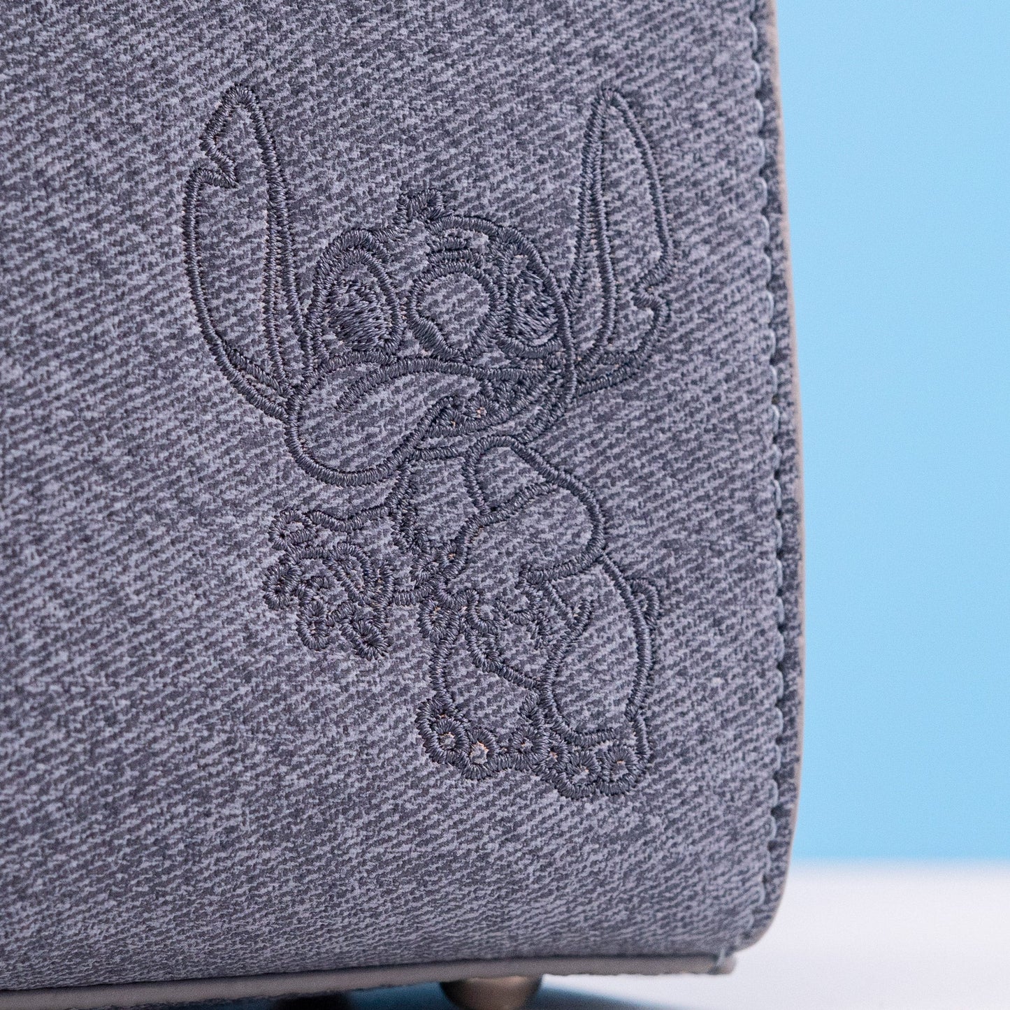Loungefly x Disney Stitch Minimal Denim Mini Crossbody Tote - GeekCore