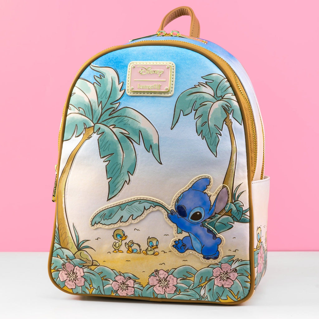 Loungefly x Disney Stitch with Ducklings Mini Backpack - GeekCore