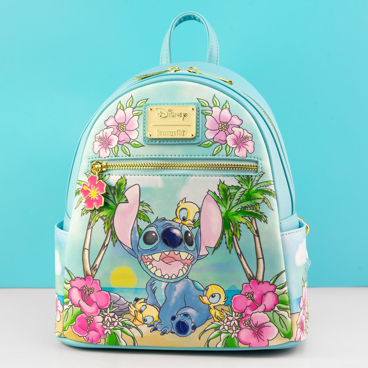 Loungefly x Disney Stitch with Ducklings Tropical Mini 